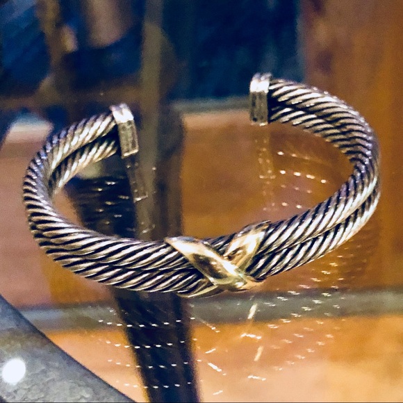 SOLD !!!!  Authentic David Yurman double X cable 5mm each. - Picture 2 of 8